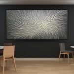 Handmade Abstract Flowers Oil Painting NAYVOFLO006