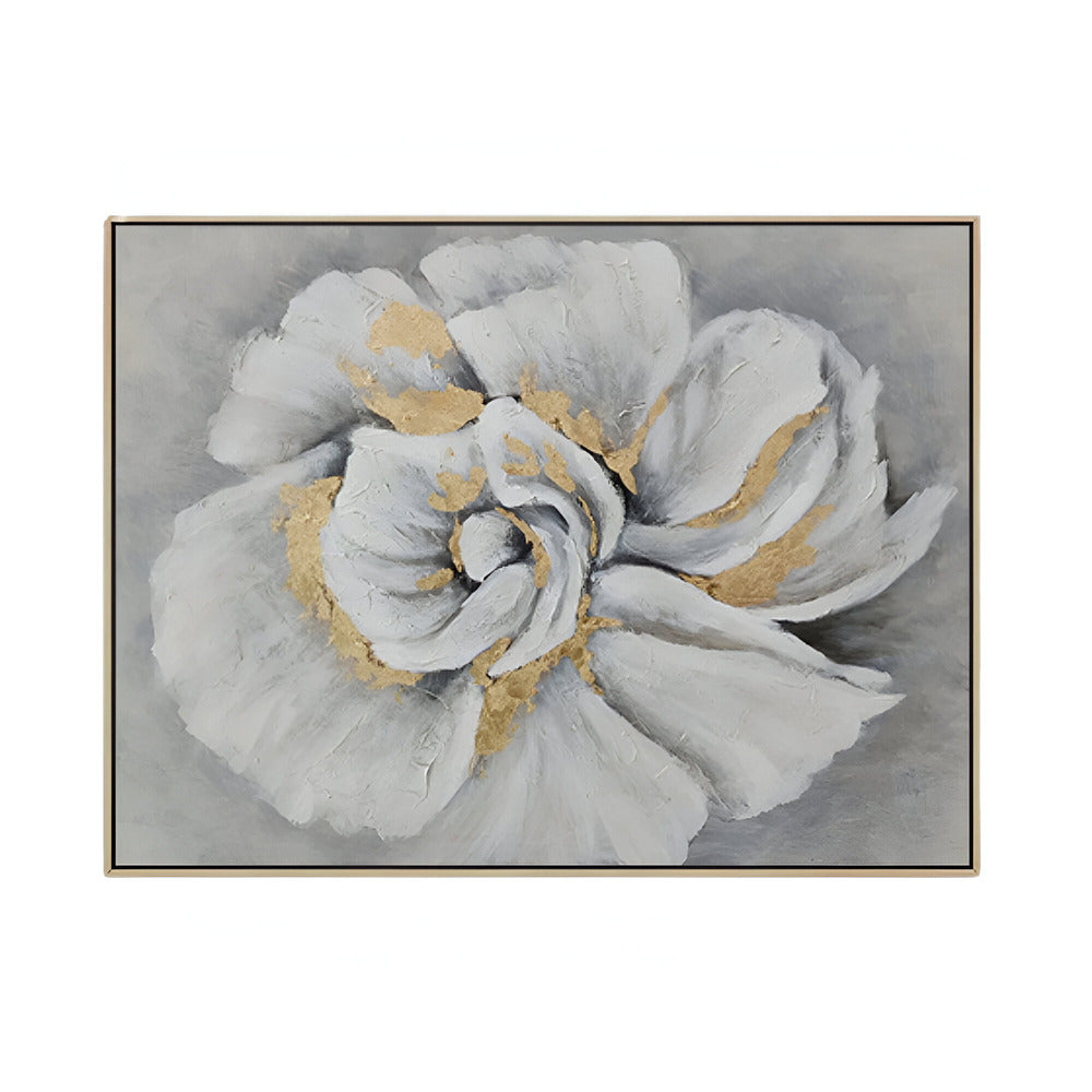 Handmade Abstract Flowers Oil Painting NAYVOFLO007