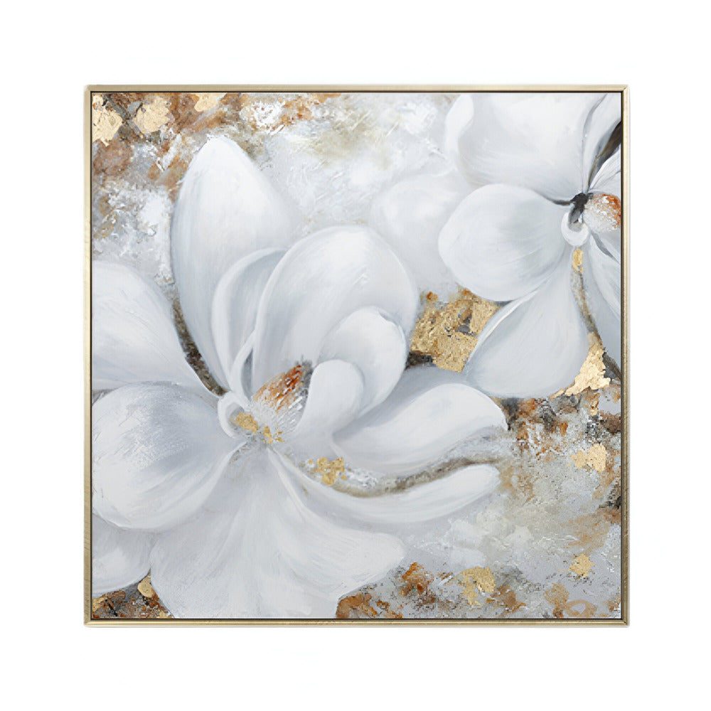 Handmade Abstract Flowers Oil Painting NAYVOFLO008