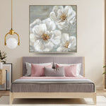 Handmade Abstract Flowers Oil Painting NAYVOFLO009