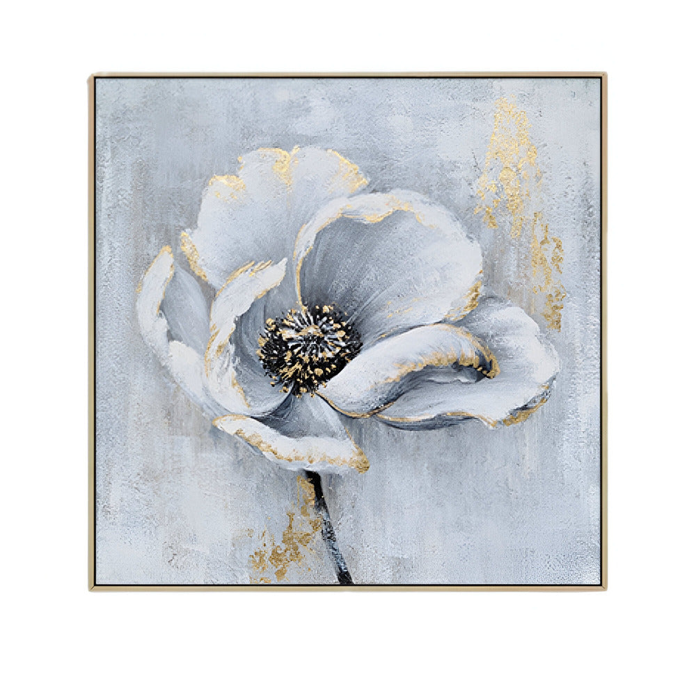 Handmade Abstract Flowers Oil Painting NAYVOFLO010