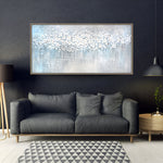 Handmade Abstract Flowers Oil Painting NAYVOFLO011