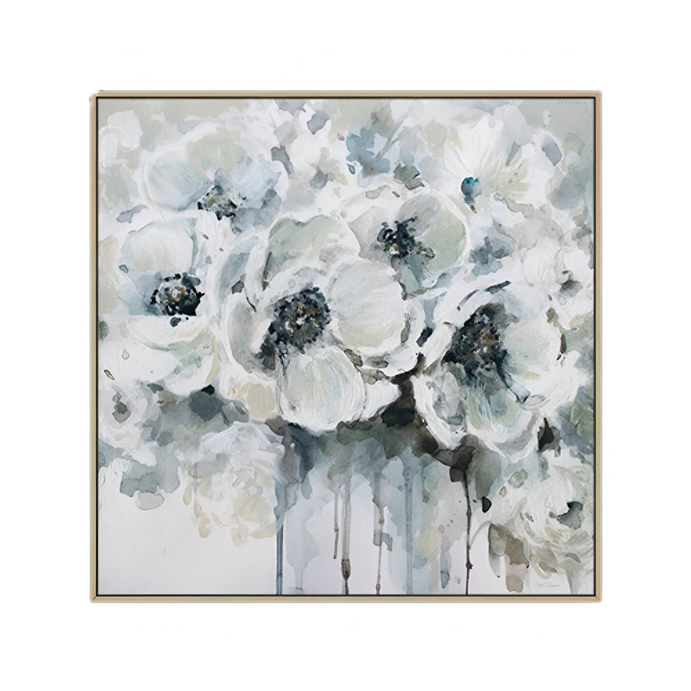 Handmade Abstract Flowers Oil Painting NAYVOFLO015