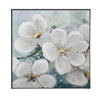 Handmade Abstract Flowers Oil Painting NAYVOFLO016