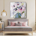 Handmade Abstract Flowers Oil Painting NAYVOFLO017
