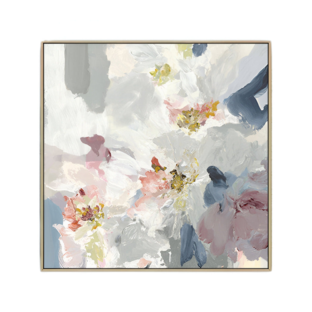 Handmade Abstract Flowers Oil Painting NAYVOFLO019