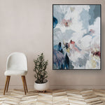 Handmade Abstract Flowers Oil Painting NAYVOFLO020