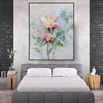 Handmade Abstract Flowers Oil Painting NAYVOFLO021