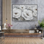 Handmade Abstract Flowers Oil Painting NAYVOFLO022