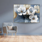 Handmade Abstract Flowers Oil Painting NAYVOFLO024