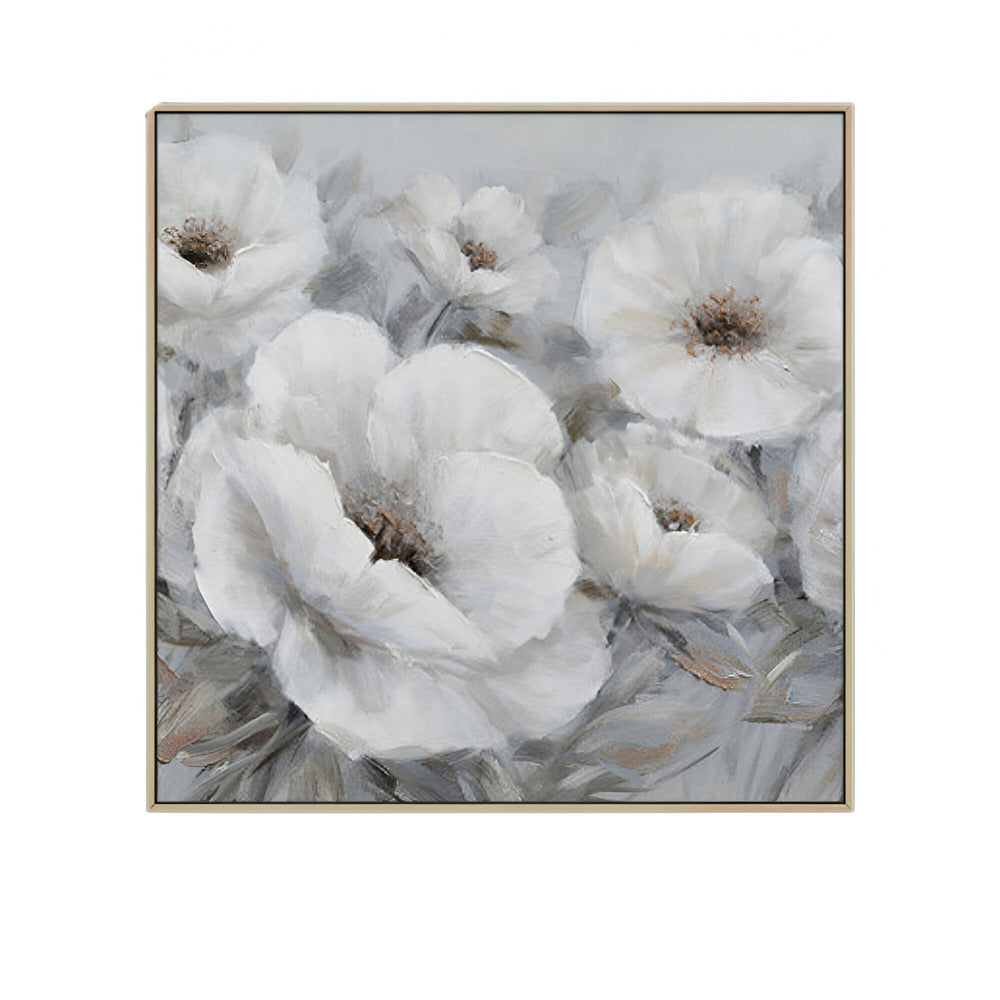 Handmade Abstract Flowers Oil Painting NAYVOFLO025