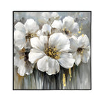 Handmade Abstract Flowers Oil Painting NAYVOFLO027