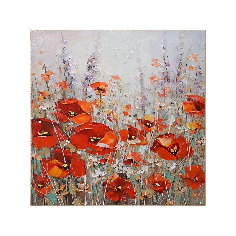 Handmade Abstract Flowers Oil Painting NAYVOFLO028