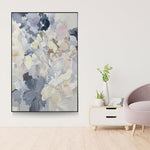 Handmade Abstract Flowers Oil Painting NAYVOFLO032