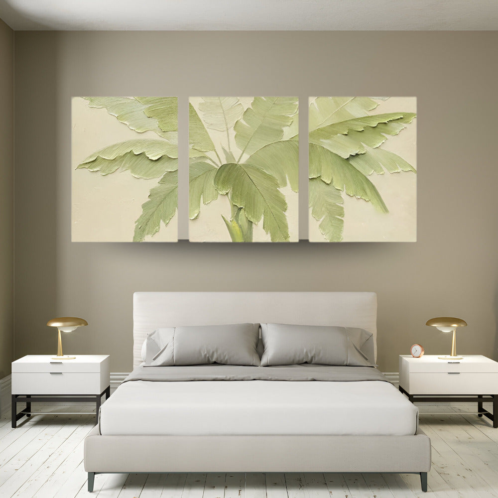 Handmade Abstract Flowers Oil Painting NAYVOFLO033