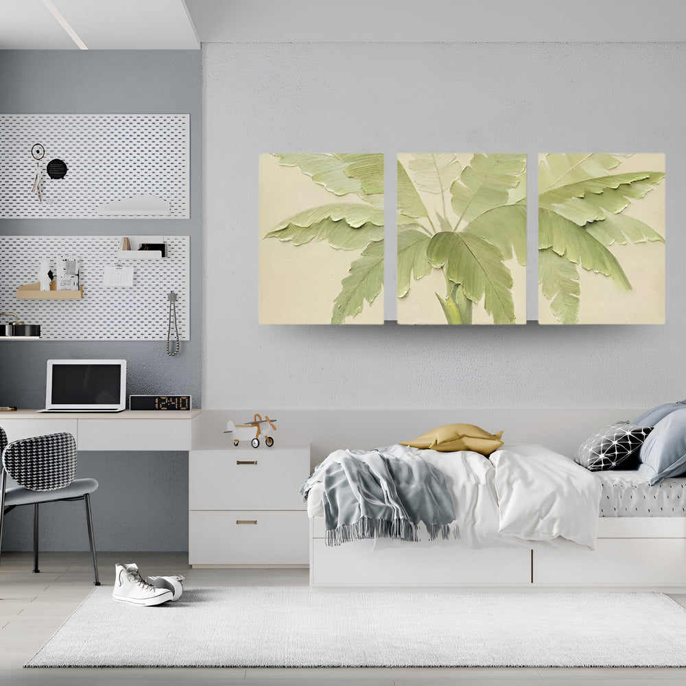 Handmade Abstract Flowers Oil Painting NAYVOFLO033