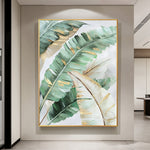 Handmade Abstract Flowers Oil Painting NAYVOFLO036