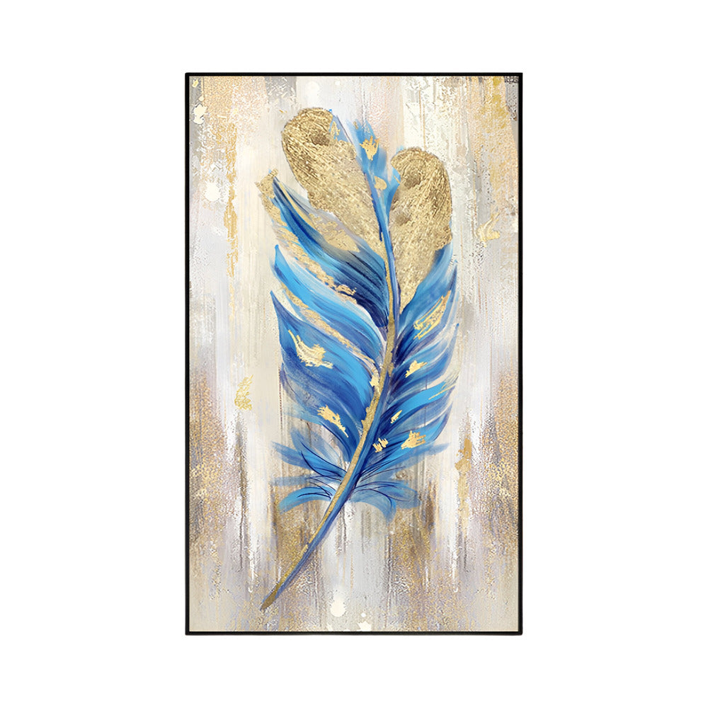 Handmade Abstract Flowers Oil Painting NAYVOFLO039