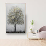 Handmade Abstract Landscape Oil Painting NAYVOLAN001