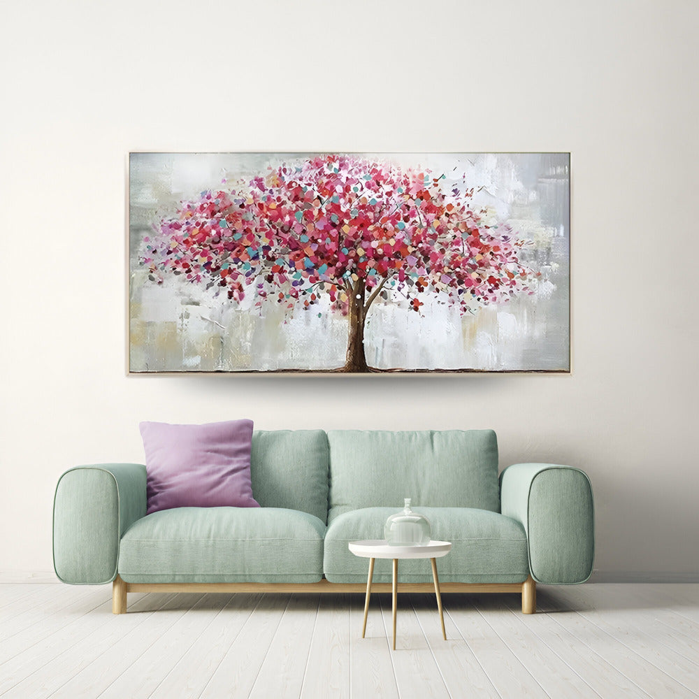 Handmade Abstract Landscape Oil Painting NAYVOLAN005