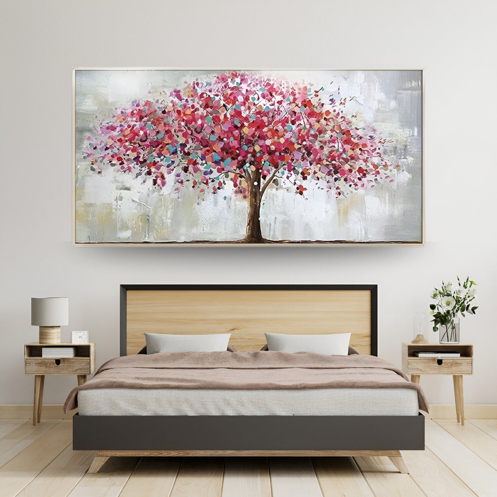 Handmade Abstract Landscape Oil Painting NAYVOLAN005