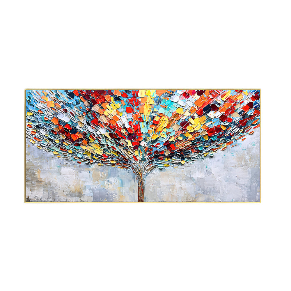 Handmade Abstract Landscape Oil Painting NAYVOLAN006