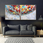 Handmade Abstract Landscape Oil Painting NAYVOLAN006