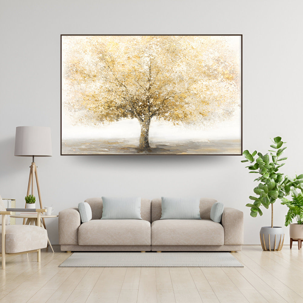 Handmade Abstract Landscape Oil Painting NAYVOLAN008