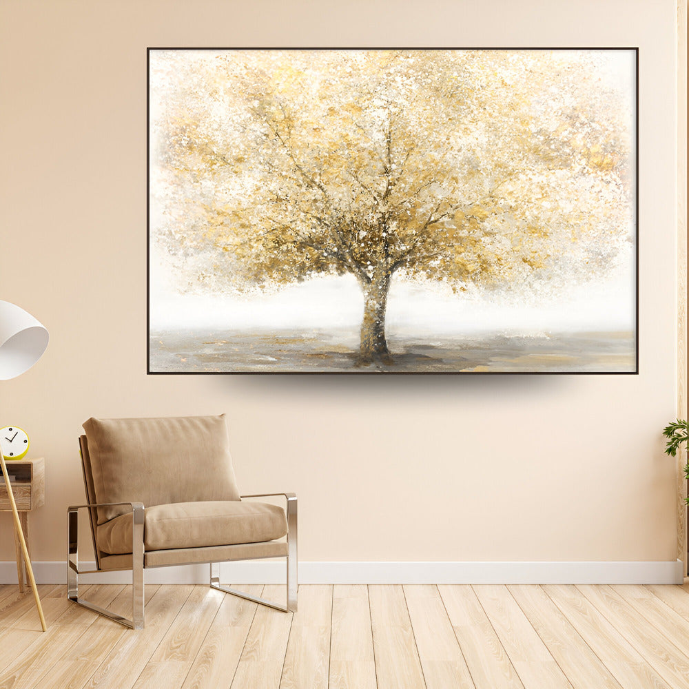 Handmade Abstract Landscape Oil Painting NAYVOLAN008