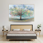 Handmade Abstract Landscape Oil Painting NAYVOLAN009