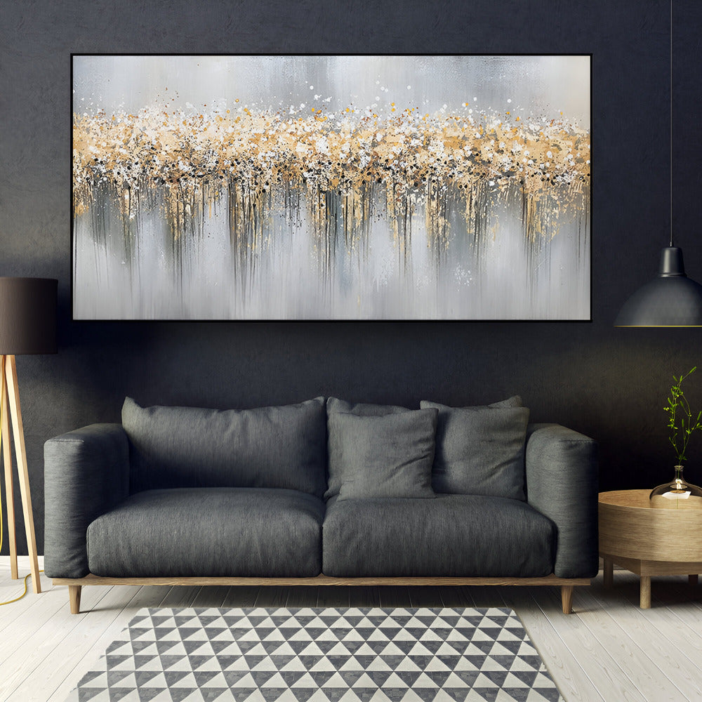Handmade Abstract Landscape Oil Painting NAYVOLAN010