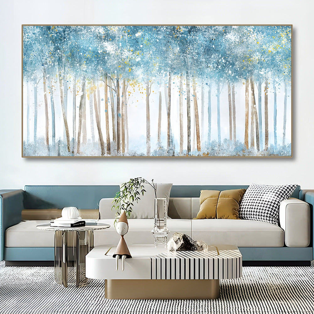 Handmade Abstract Landscape Oil Painting NAYVOLAN011