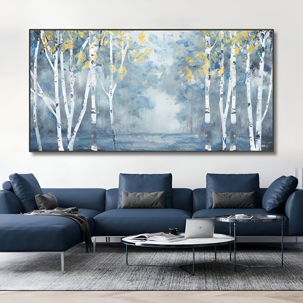 Handmade Abstract Landscape Oil Painting NAYVOLAN012