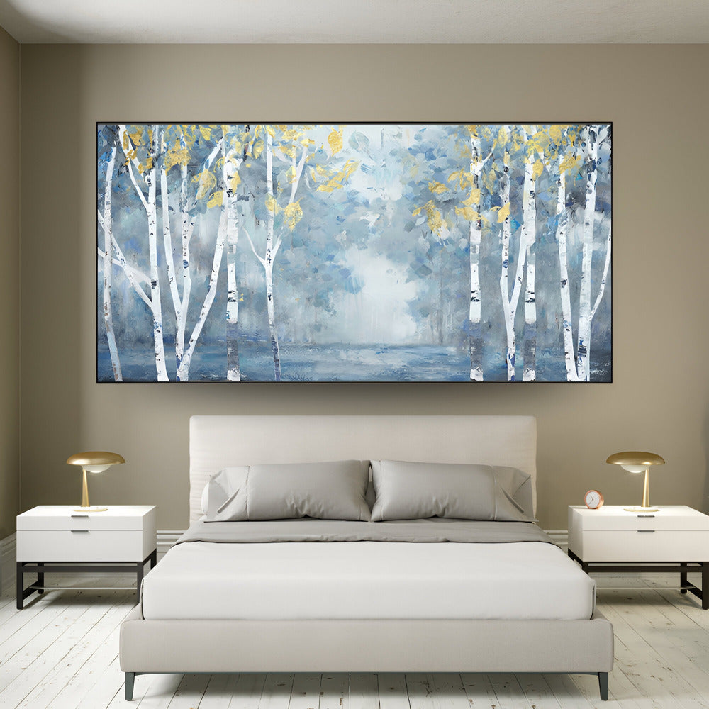 Handmade Abstract Landscape Oil Painting NAYVOLAN012