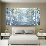 Handmade Abstract Landscape Oil Painting NAYVOLAN012