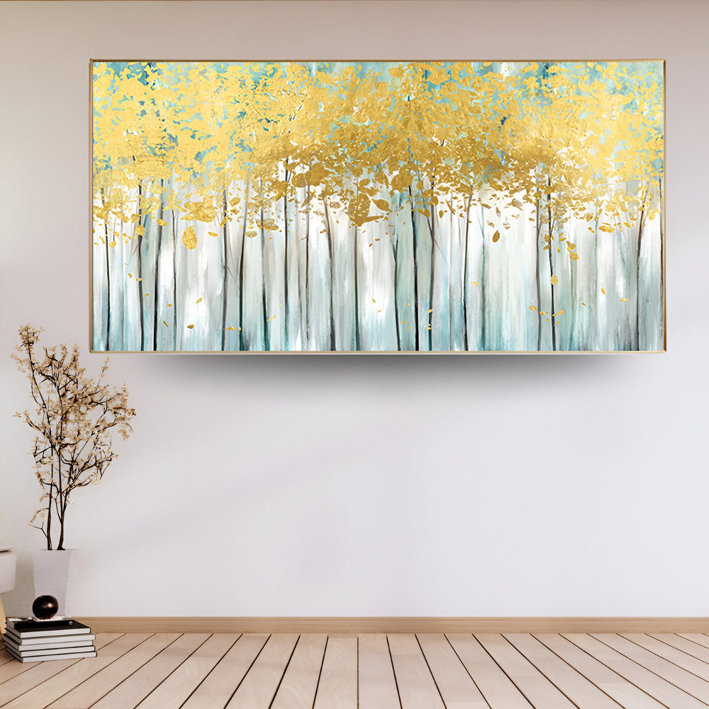 Handmade Abstract Landscape Oil Painting NAYVOLAN013