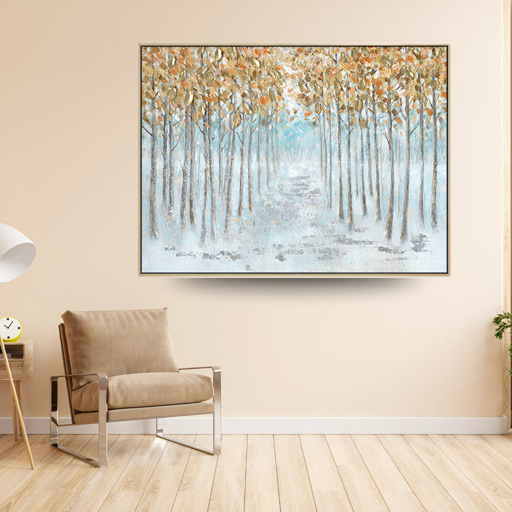Handmade Abstract Landscape Oil Painting NAYVOLAN016