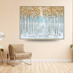 Handmade Abstract Landscape Oil Painting NAYVOLAN016