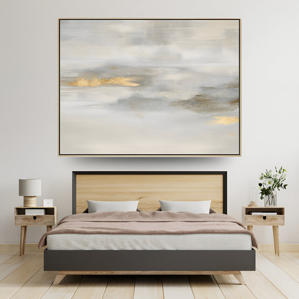 Handmade Abstract Landscape Oil Painting NAYVOLAN020