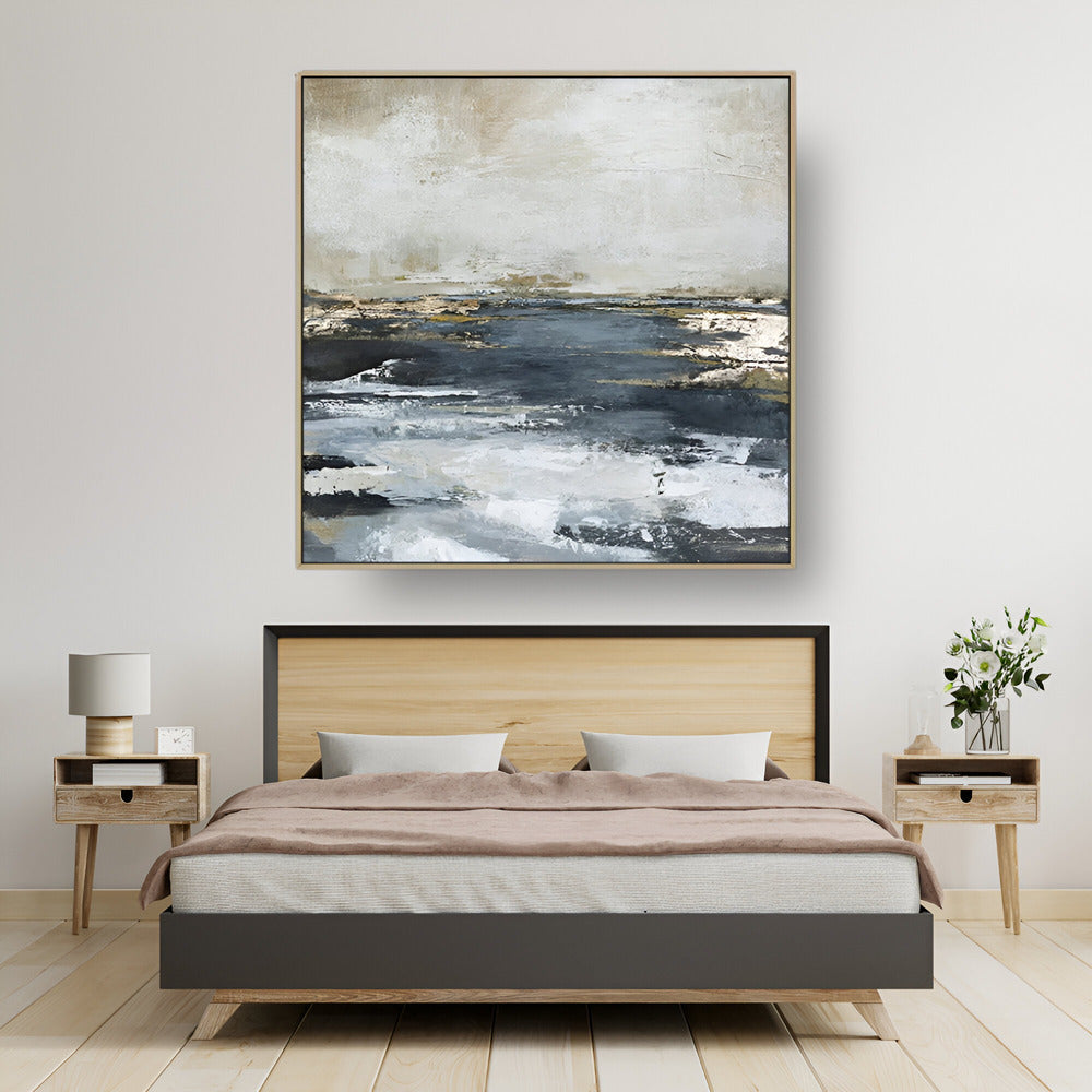 Handmade Abstract Seascape Oil Painting NAYVOSEA002