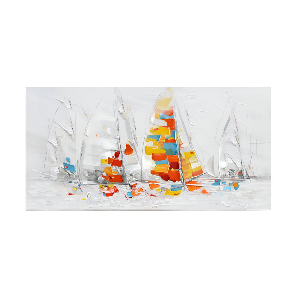 Handmade Abstract Seascape Oil Painting NAYVOSEA005
