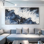 Handmade Abstract Seascape Oil Painting NAYVOSEA028