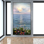 Handmade Abstract Seascape Oil Painting NAYVOSEA032