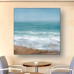 Handmade Abstract Seascape Oil Painting NAYVOSEA034
