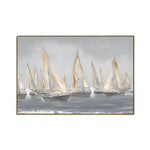Handmade Abstract Seascape Oil Painting NAYVOSEA041