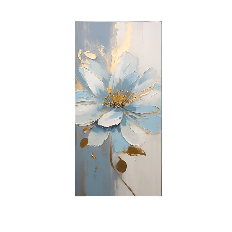 Handmade Abstract Flowers Oil Painting NAYVOFLO043