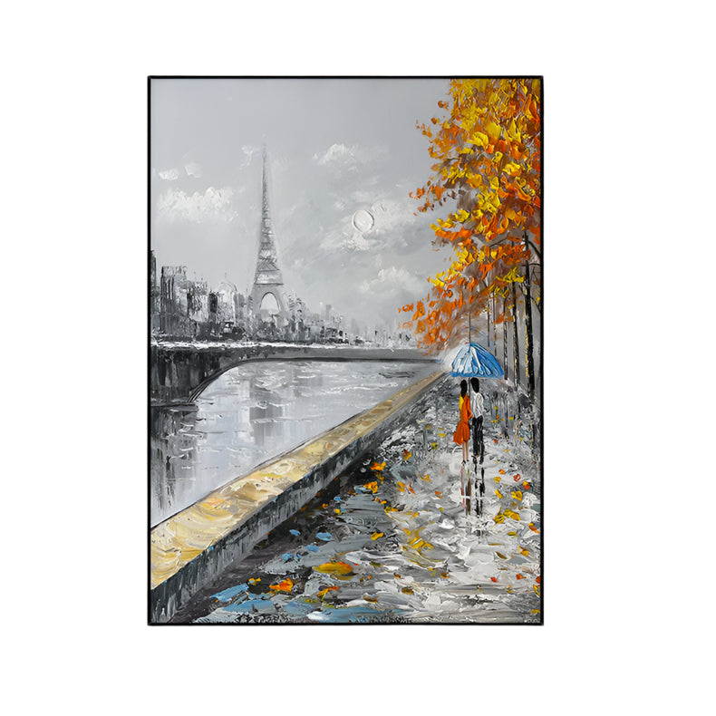 Handmade Abstract Landscape Oil Painting NAYVOLAN024