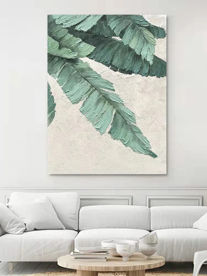 Handmade Abstract Flowers Oil Painting NAYVOFLO045