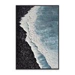 Handmade Abstract Seascape Oil Painting NAYVOSEA042