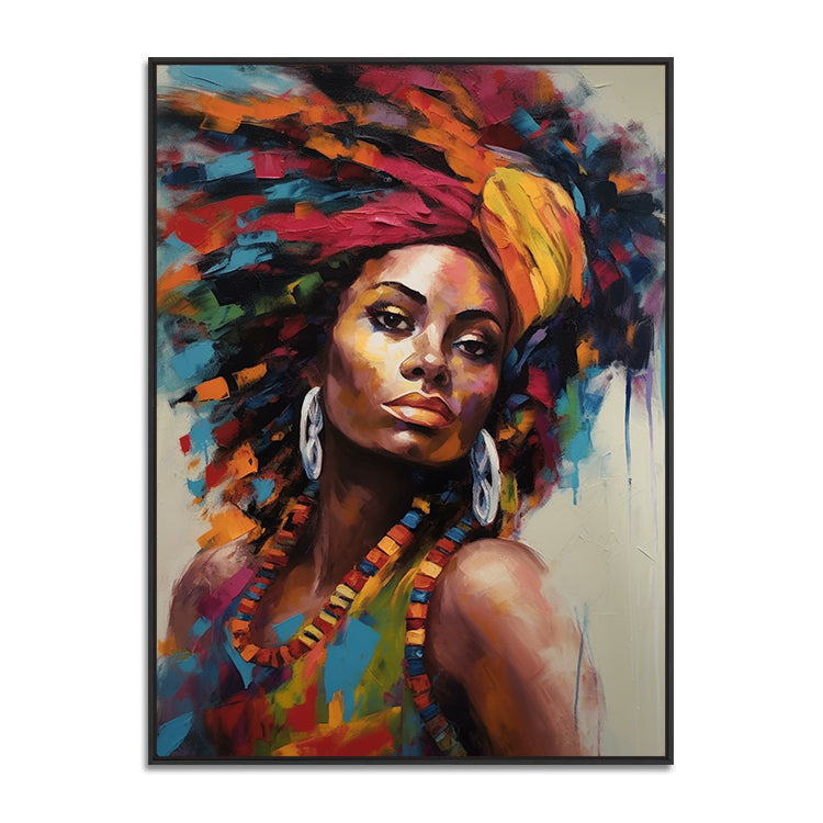 Handmade Abstract Figures Oil Painting NAYVOFIG039